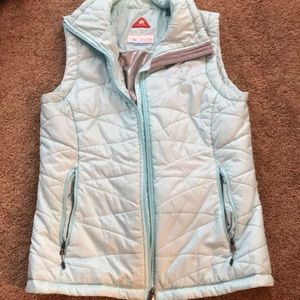 Women’s light blue Columbia vest